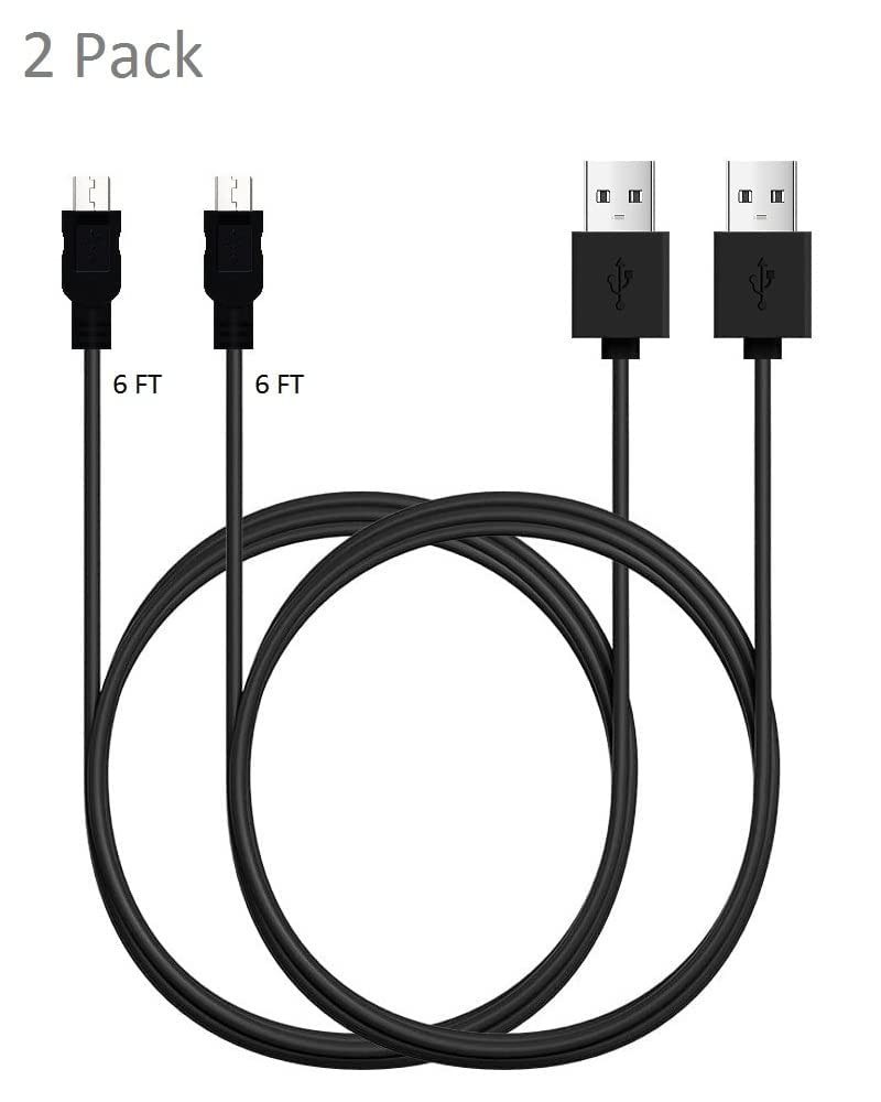 MYFON Micro USB Cable, 2 Pack [6FT, 6FT], Fast Charging Cable, High Speed Androi