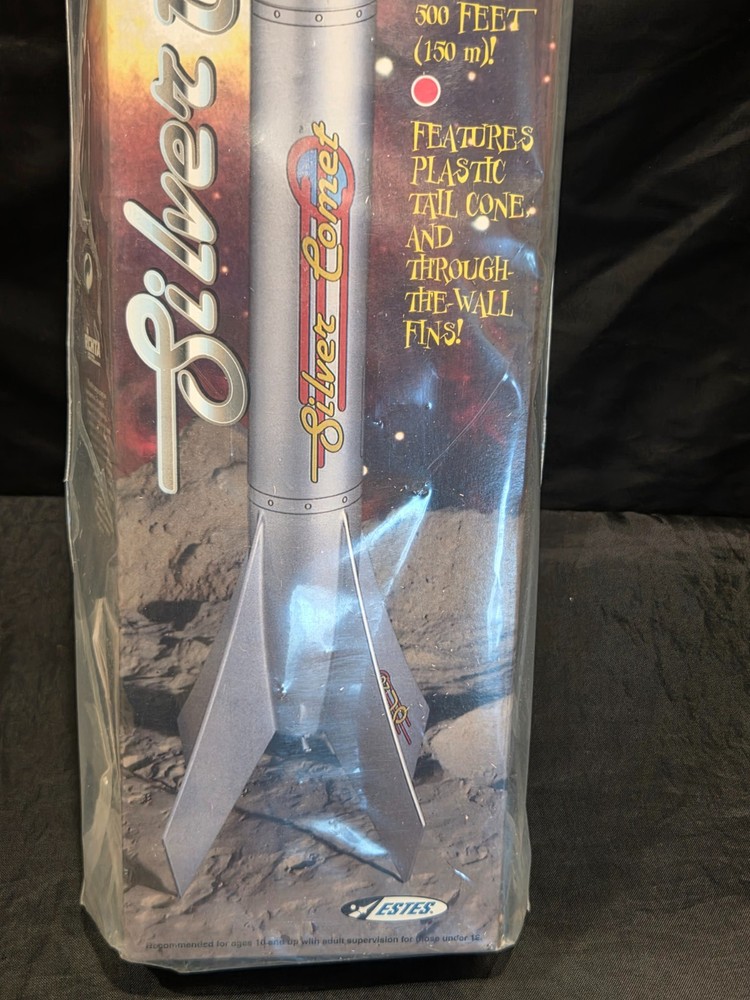 Estes Silver Comet Explorer Series Flying Model Rocket Kit Skill Level 2 EST 214