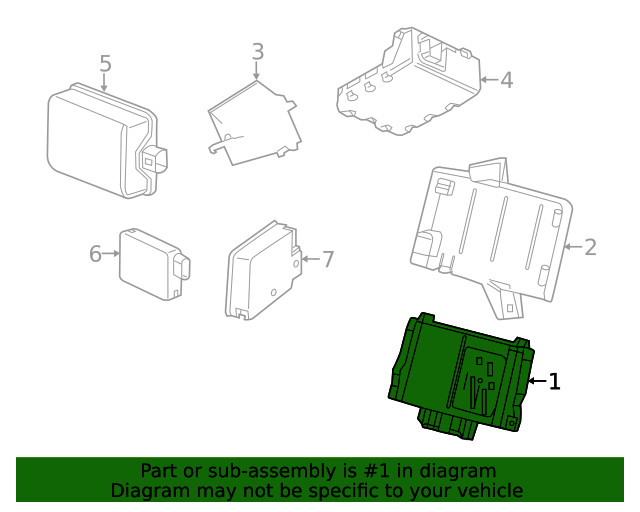 Genuine GM Active Safety Control Module 85579623
