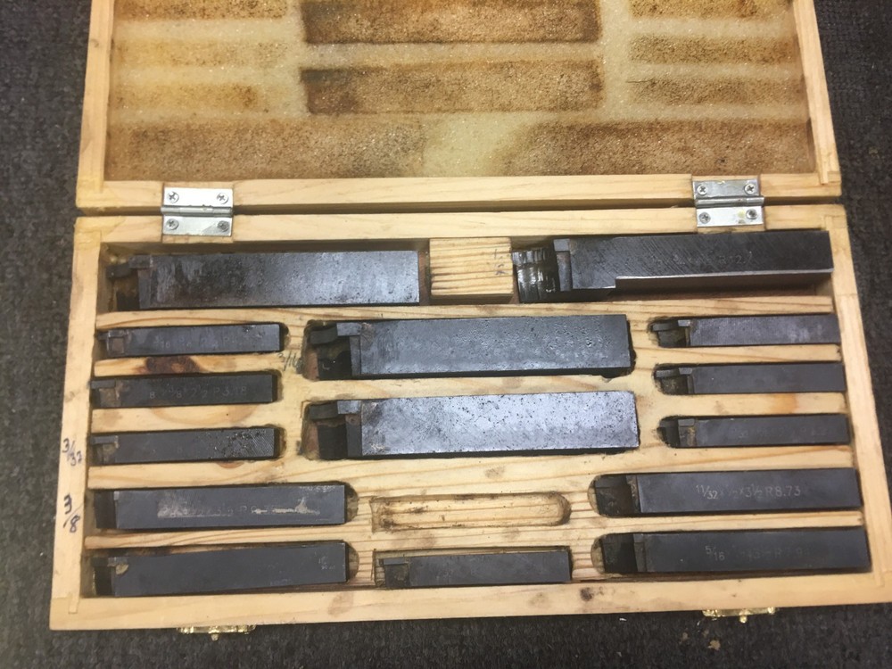 Radius Lathe Bits - Radius Concave - Left Hand Brazed Carbide