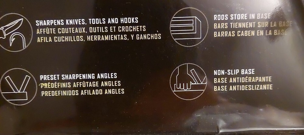 Smith's Sharpeners 3-in-1 Sharpening System Quick Edge Setting Diamond & Ceramic