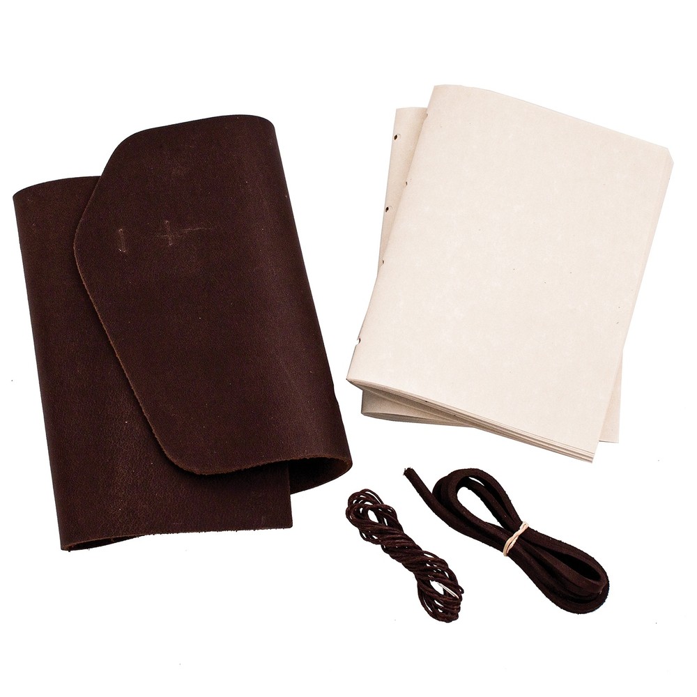 Leathercraft Kit Dark Brown Journal