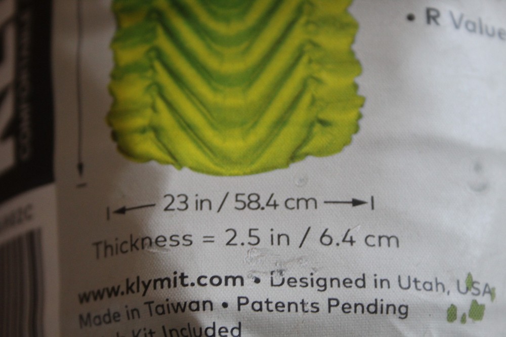 KLYMIT STATIC V2 GREEN Backpacking Sleeping Pad Camping TESTED NEW