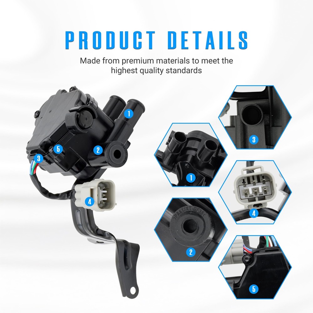 NOVAPARTS Coolant Flow Control Valve Heater Water for Black