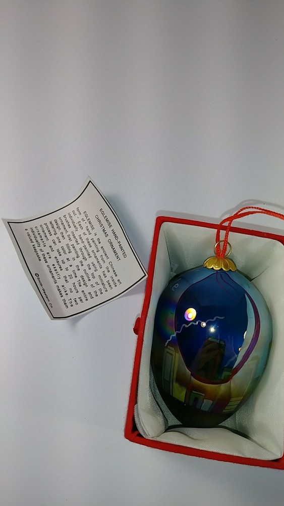 SEATTLE ORNAMENT CHRISTMAS EGG SMITH WESTERN.