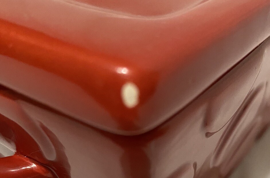 Real Home Red Ceramic High Fire Earthenware w/Lid 10" x 4"