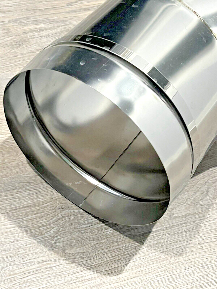 Heat-Fab 8" Saf-T Vent EZ Seal 45 Degree Elbow 29-4c 9811 Stainless Steel