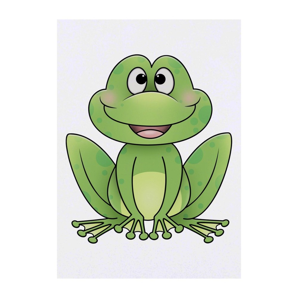 'Happy Frog' Temporary Tattoos / Transfers (TO00041402)