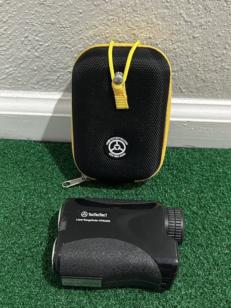 TecTecTec VPRO500 Golf Rangefinder With Carry Case TESTED / Used