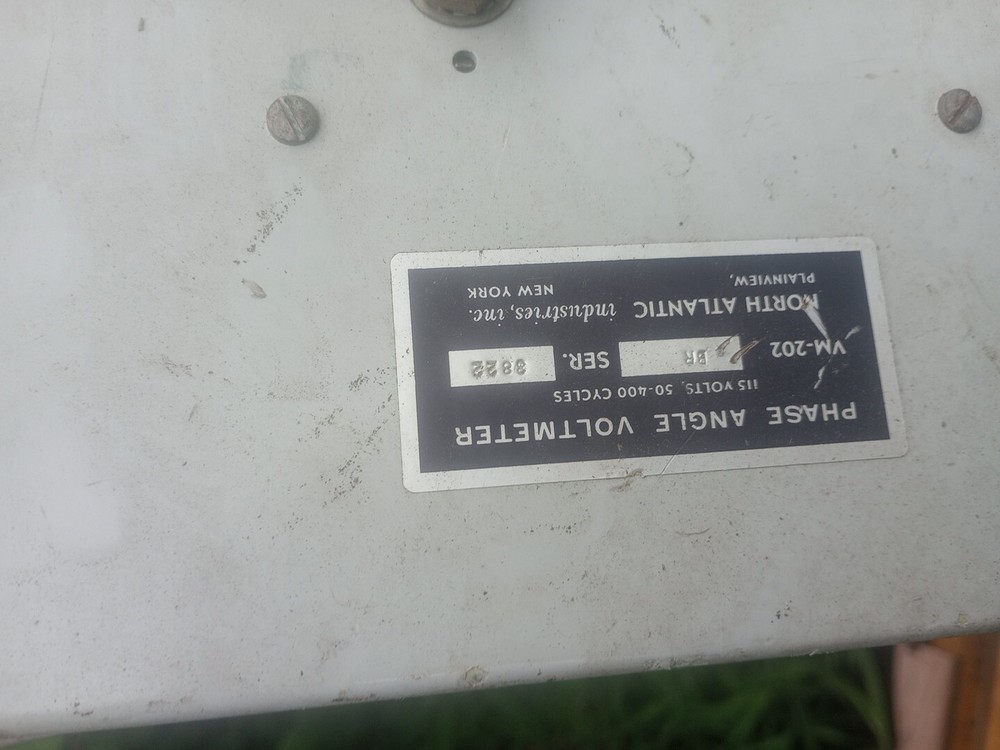 Vintage Phase Angle Voltmeter