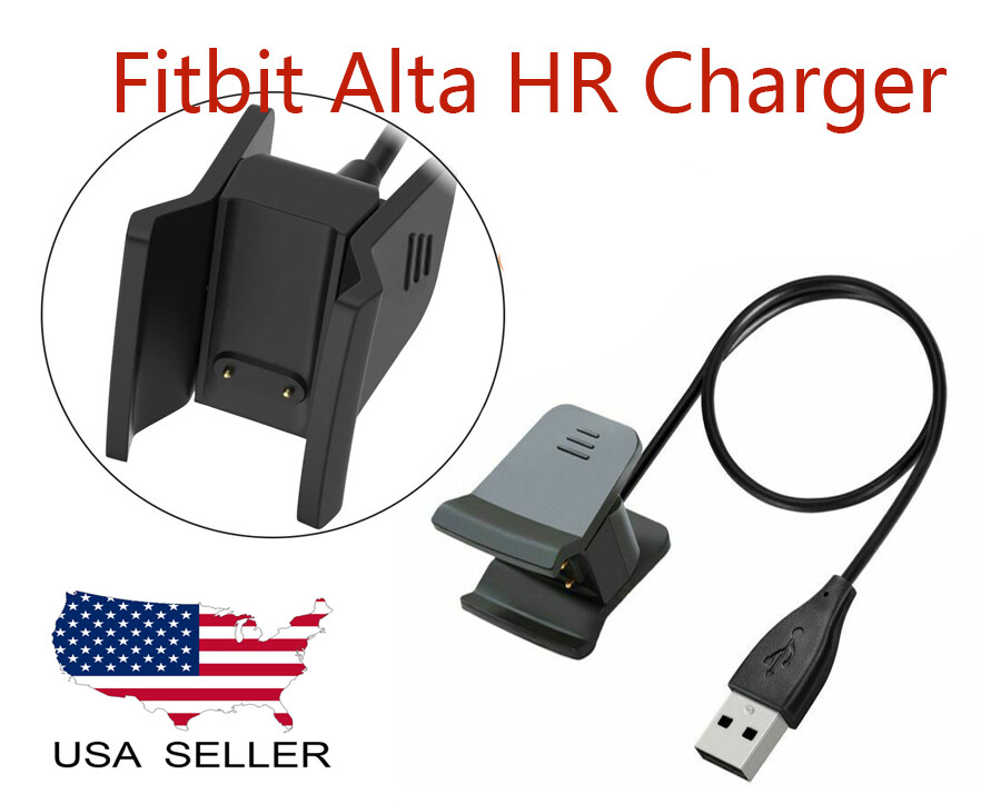 2Pack-For Fitbit Alta HR Replacement USB Charger Charging Cable Cord  1.6ft