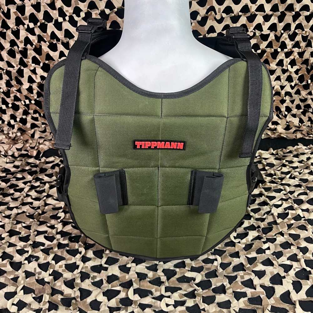 NEW Tippmann Padded Reversible Chest Protector - Black & Olive
