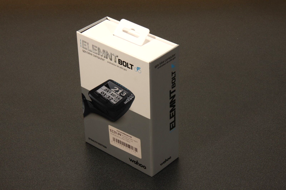 Wahoo Elemnt Bolt Empty Box and Quick Start Guide ONLY, NO GPS INCLUDED