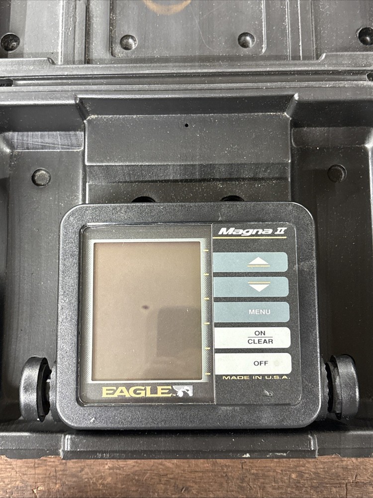 Eagle Magna 2 II Fish Finder Sonar Case And Head Unit Only Untested