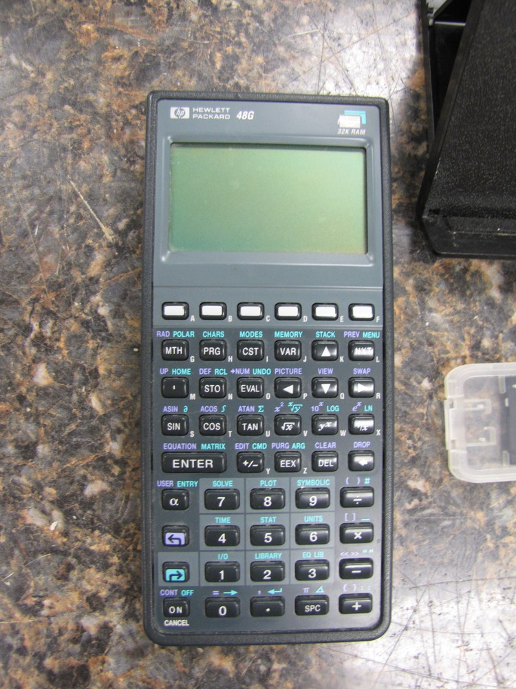 HP 48G Scientific Graphing Calculator w/ User Guide & BMOW SD Software- Working!