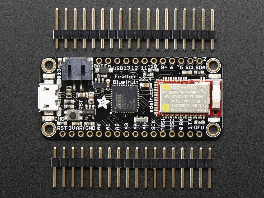 Bluetooth / 802.15.1 Development Tools Adafruit Feather 32u4 Bluefruit LE