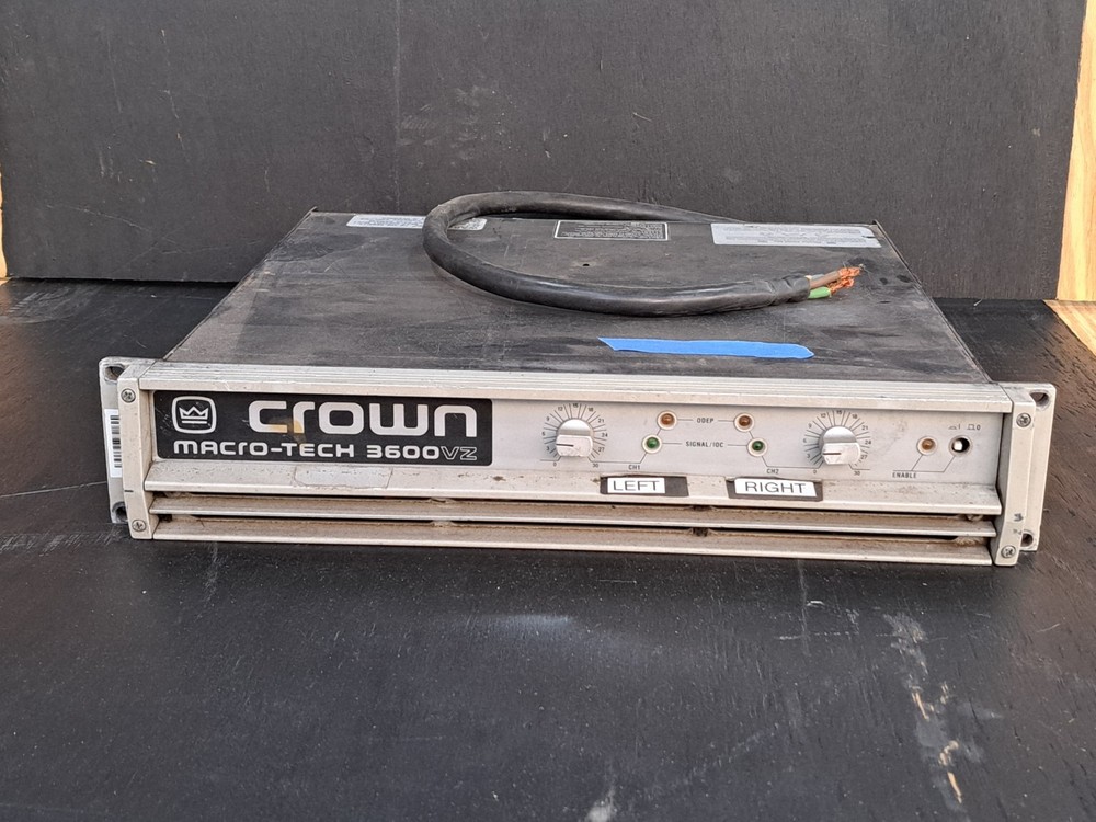 Crown Macro-Tech 3600VZ 2-Channel Power Amplifier