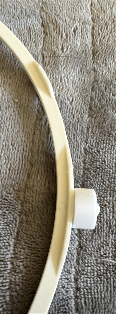 Replacement 8.5” White Microwave Roller Guide Wheel Turntable Support 3 Wheels