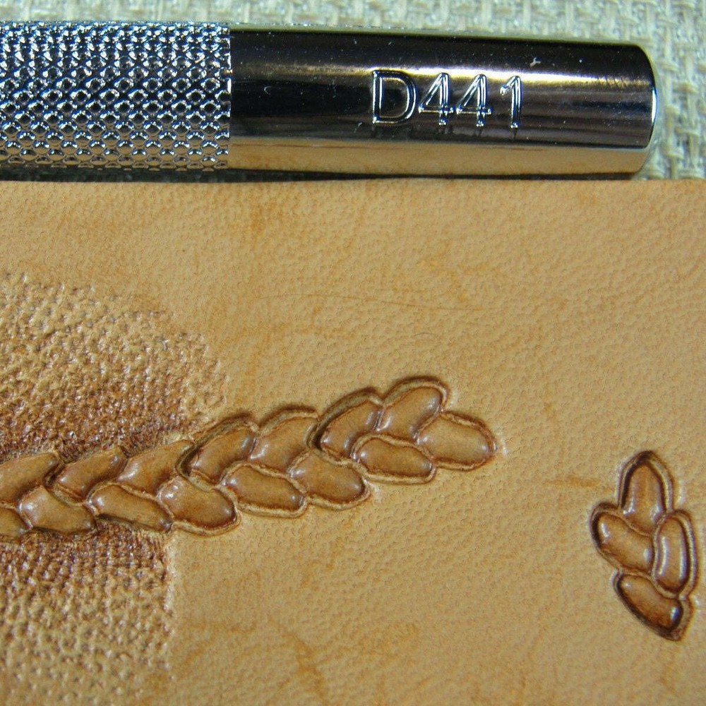 Leather Stamping Tool - D441 Small Double Braid Stamp