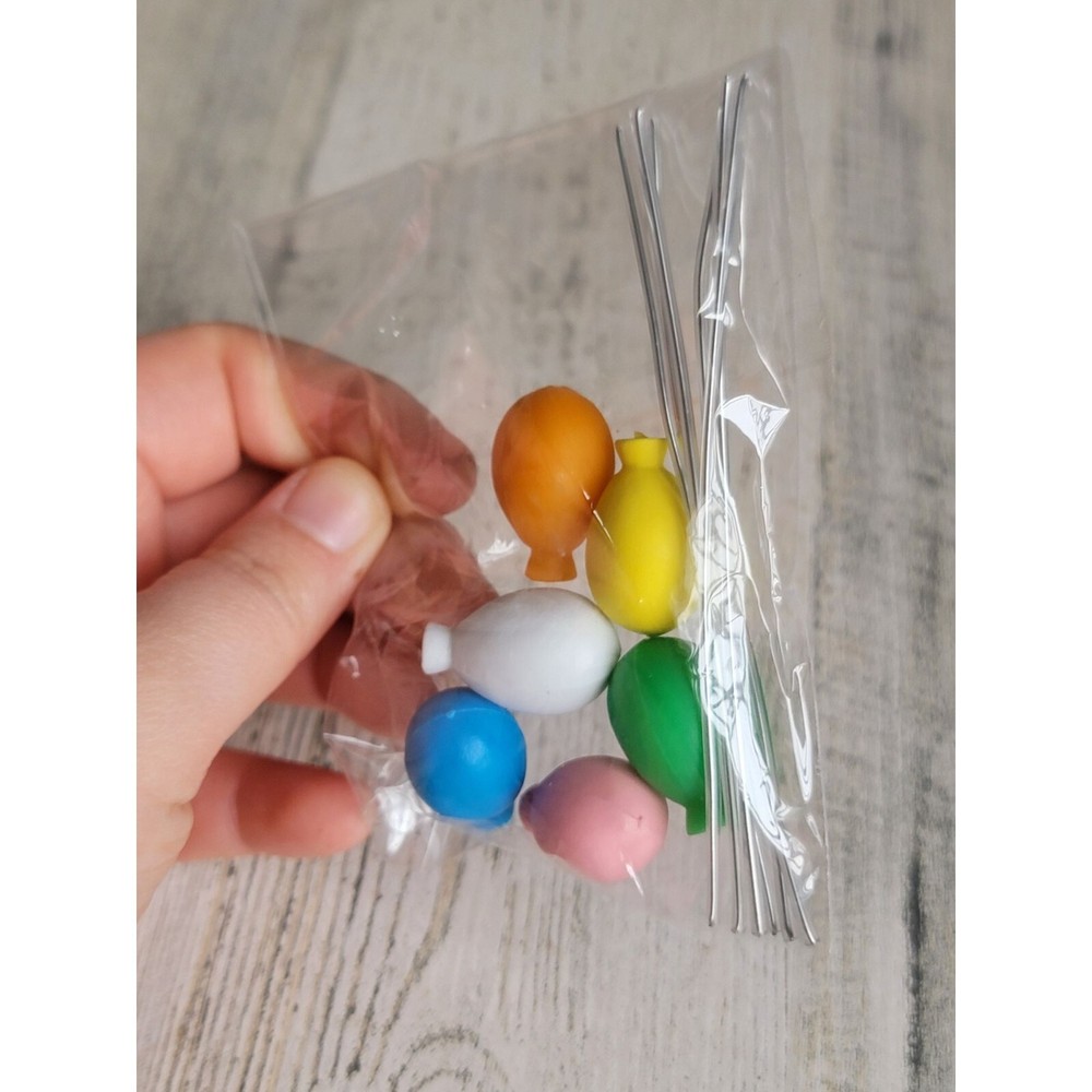 Rainbow colorful balloon accessory Village sets Xmas