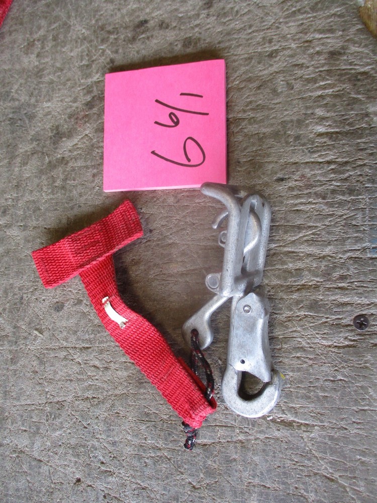 Used Quick Release Clasp for Gunner's Seat on HMMWV, Fair Cond.