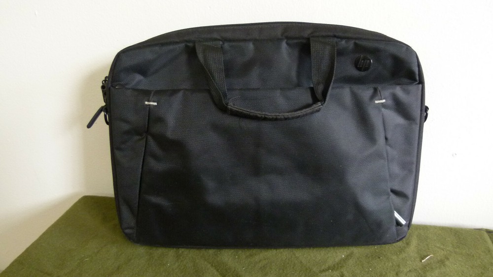 HP Black Padded Messenger Laptop Bag