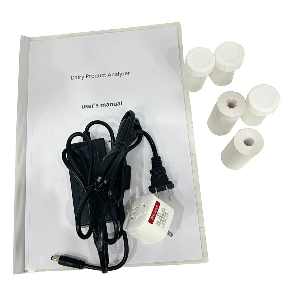 Milk and Dairy Analysis with Built-in Thermal Printer USB Interface Touch Screen