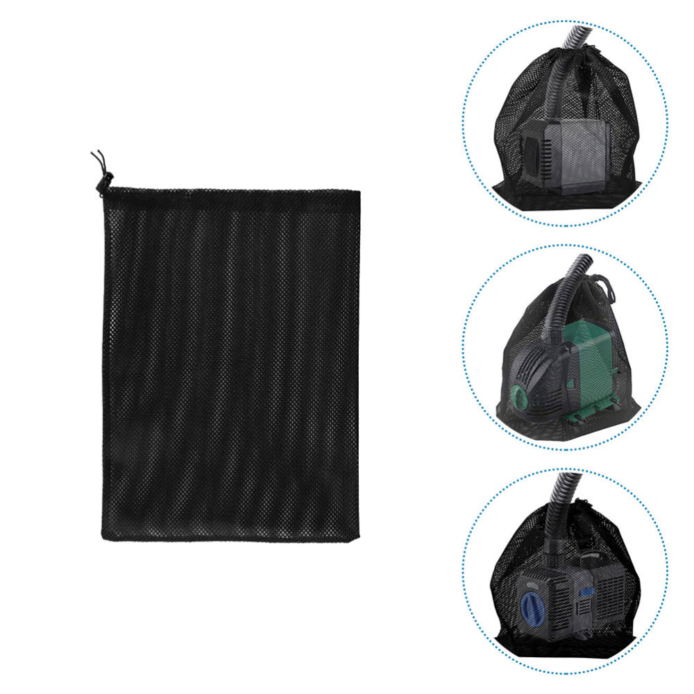 Drawstring Bag Pump Filter Pond Mesh Swimming Pools Media Waterfall Spillway