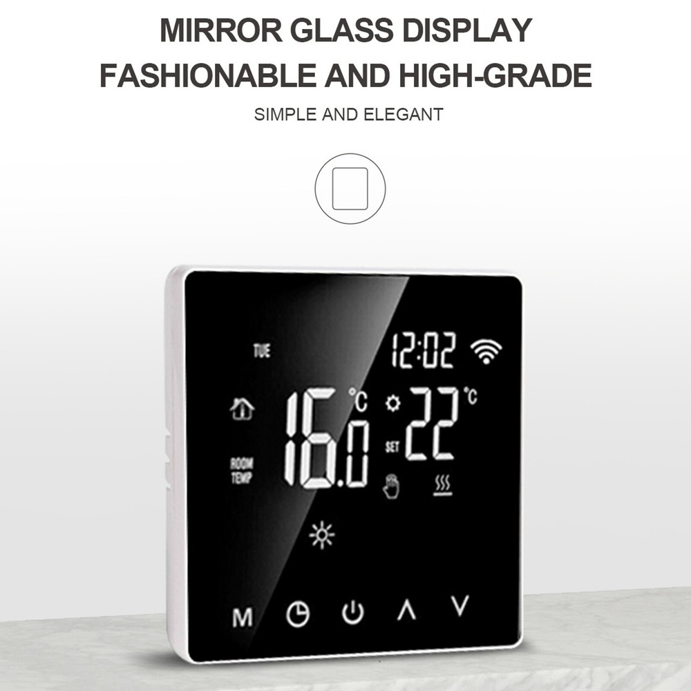 App Control Digital Smart Thermostat Programmable wifi Wireless Home Room Sensor