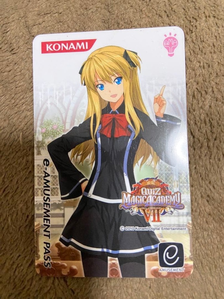 Konami Quiz Magic Academy Vii E-Amusement Pass