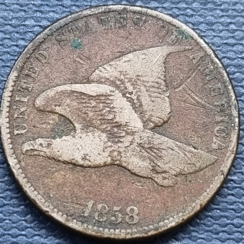 1858 Flying Eagle Cent 1c Better Grade #91753