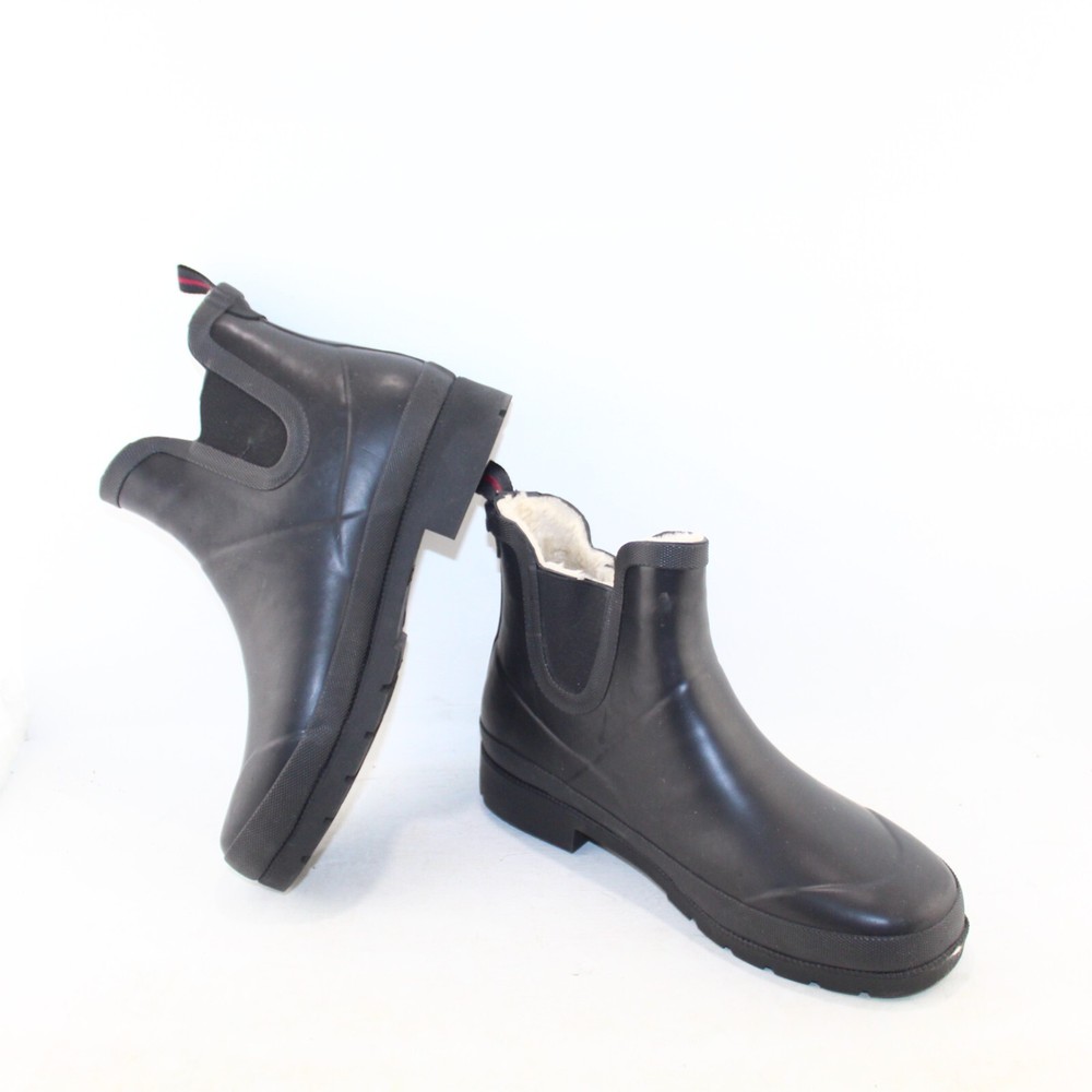 TRETORN womens pull on winter boots Multi shoe sizes black rubber upper NEW