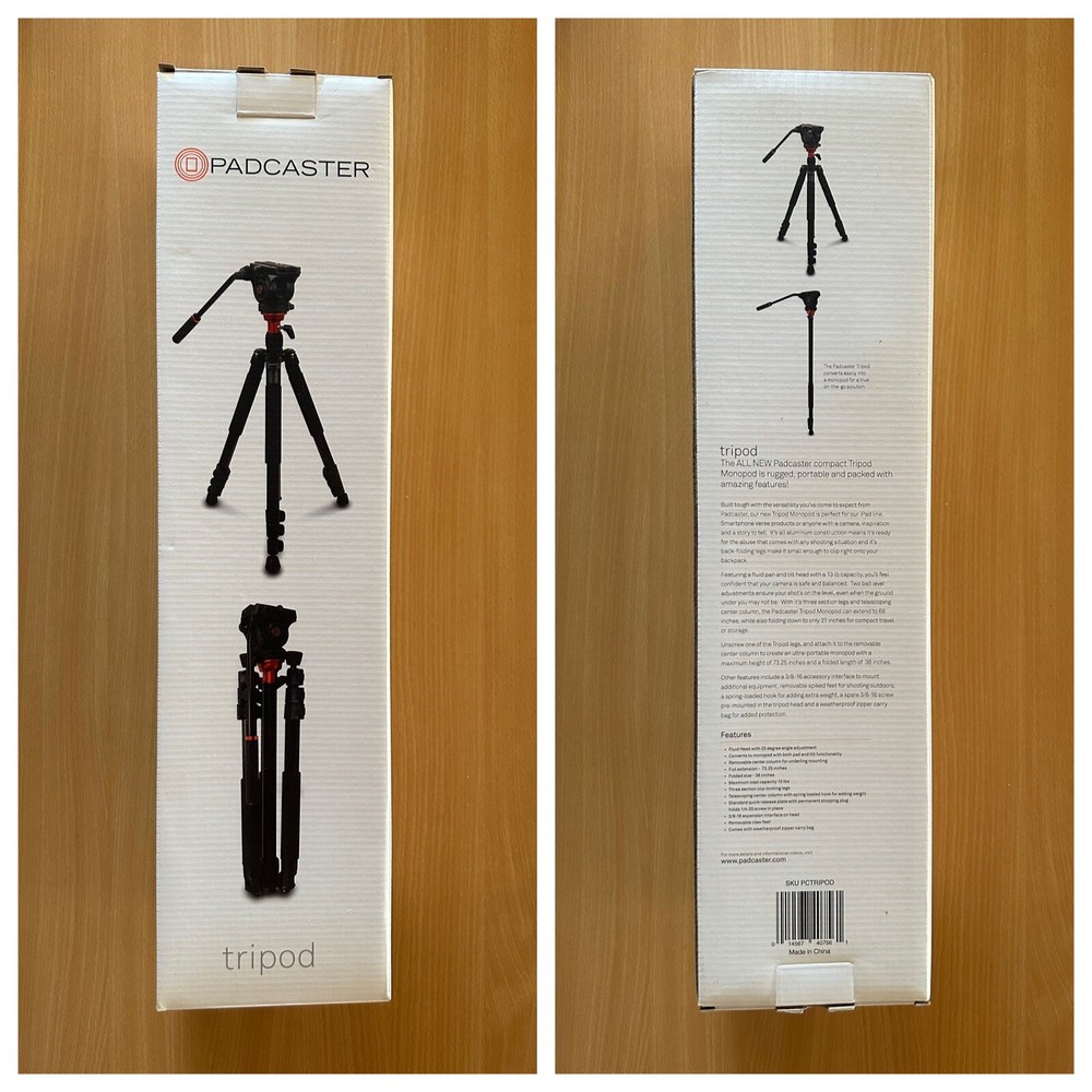 Padcaster Production Starter Kit for iPad 10" | MULTIPLE UNITS | NEW IN BOX