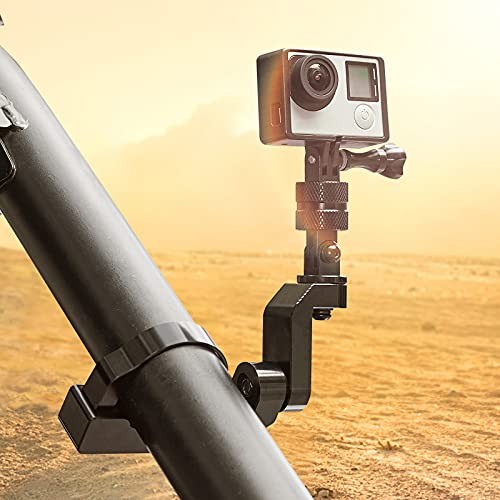 Multi-Adjustable UTV ATV Camera Mount Compatible with RZR Roll Bar Mount