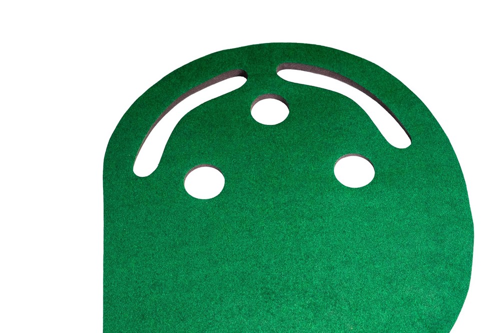 Golf 3' x 9' Three-Hole Putting Mat - Indoor Putting Training Aid