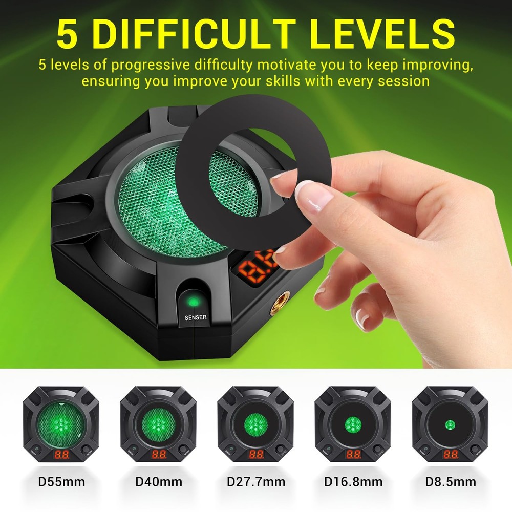 ARVAGGCY Dry Fire Training System,Laser Shooting Target,Compatible with black