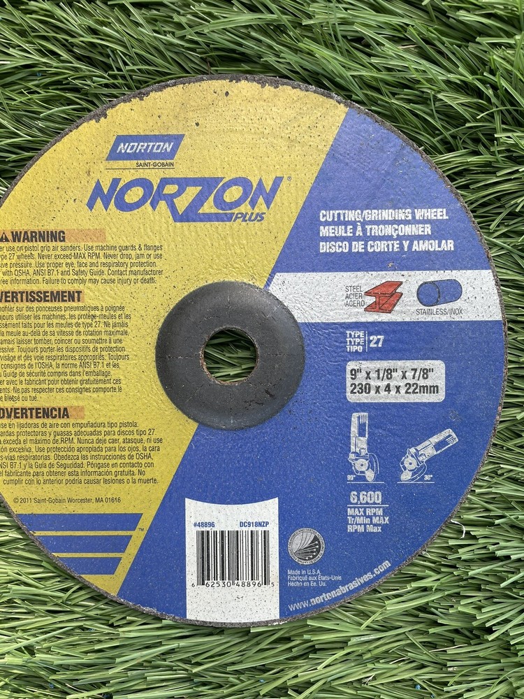 norton grinding wheel Type 27