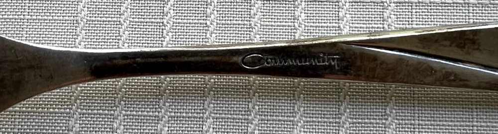 Oneida Community Silverplate Morning Rose Dessert Server