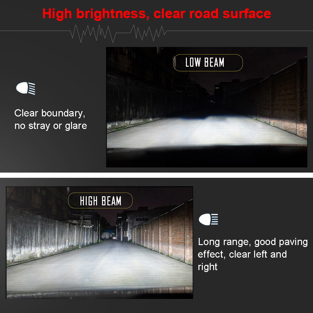 Front HID Headlight Bulb For Cadillac SRX 2010-2016 High Low Beam Stock Fit Qty2