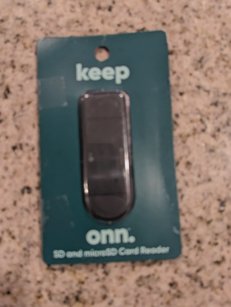 ONN SD microSD Card Reader Combo USB USB-C & Micro-USB Connector