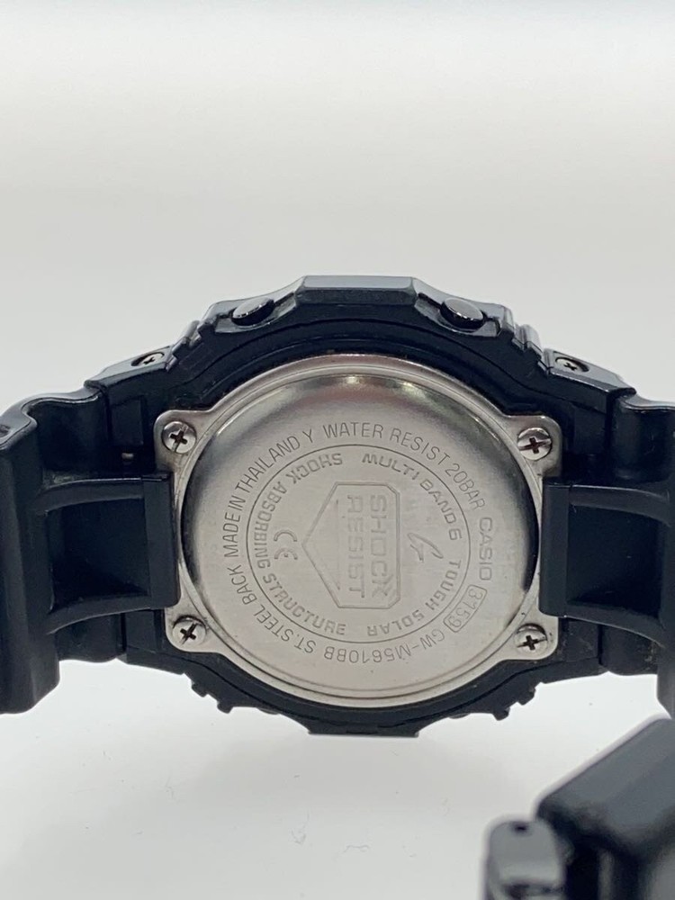 CASIO Solar Wristwatch G SHOCK Digital BLK BLK