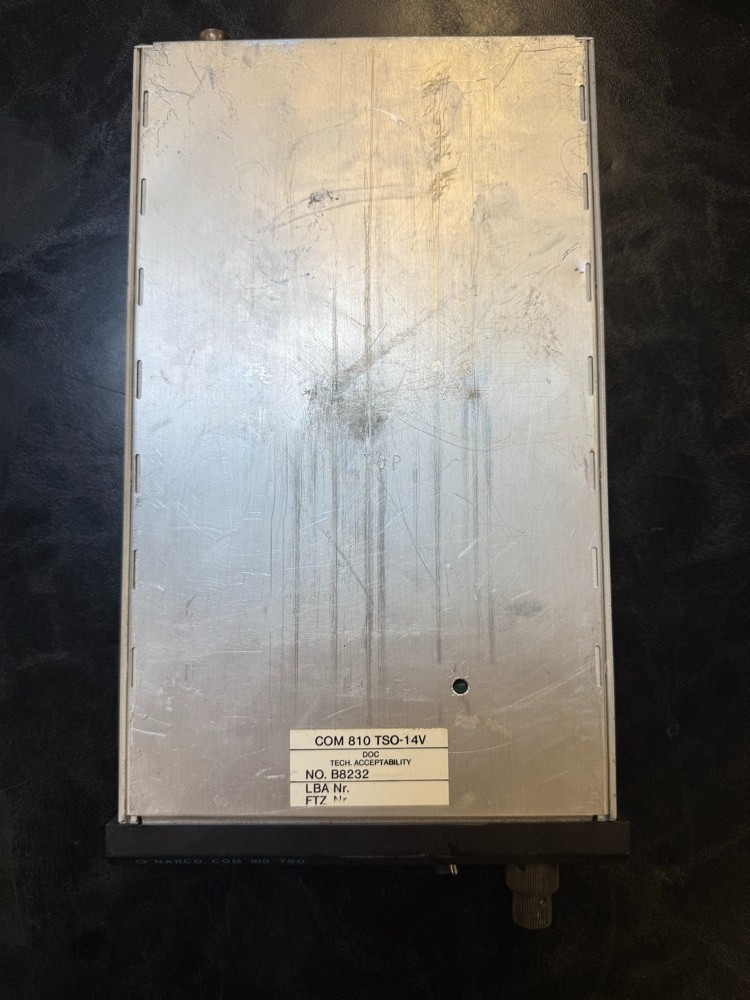 Narco COM 810 TSO-14V Working (Removed for Upgrade)