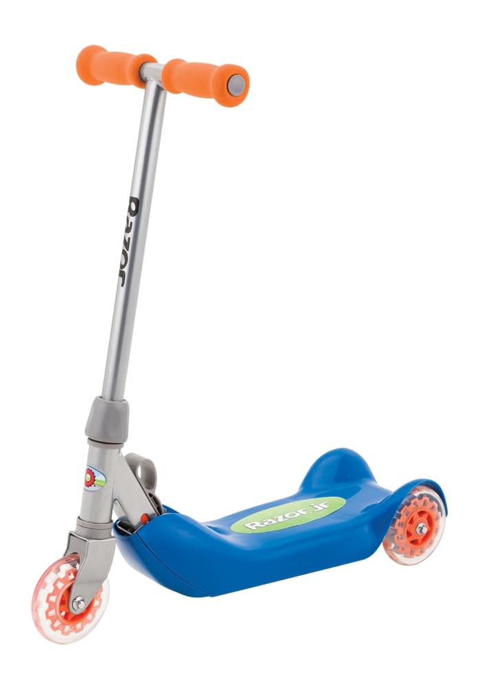 Razor Jr. Folding Kiddie Kick Scooter Blue