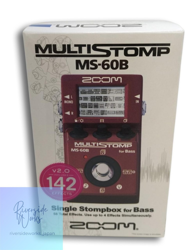 ZOOM MS-60B Multi-Effects Processor for Guitar and Bass JP