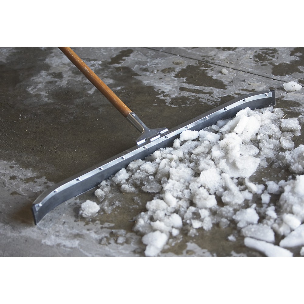 Libman 36in. Curved Floor Squeegee, 55in.L Handle, Model# 954