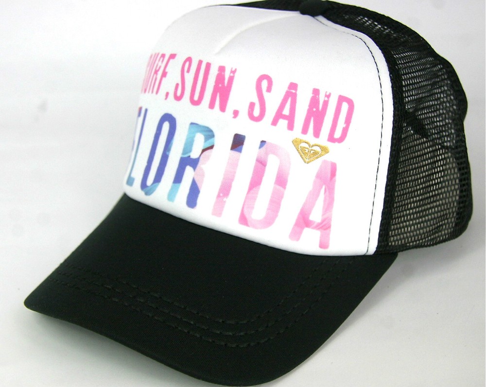Roxy Snapback Cap Surf Sun Sand Florida Roxy Roxy Hat Beach Surf Roxy Trucker