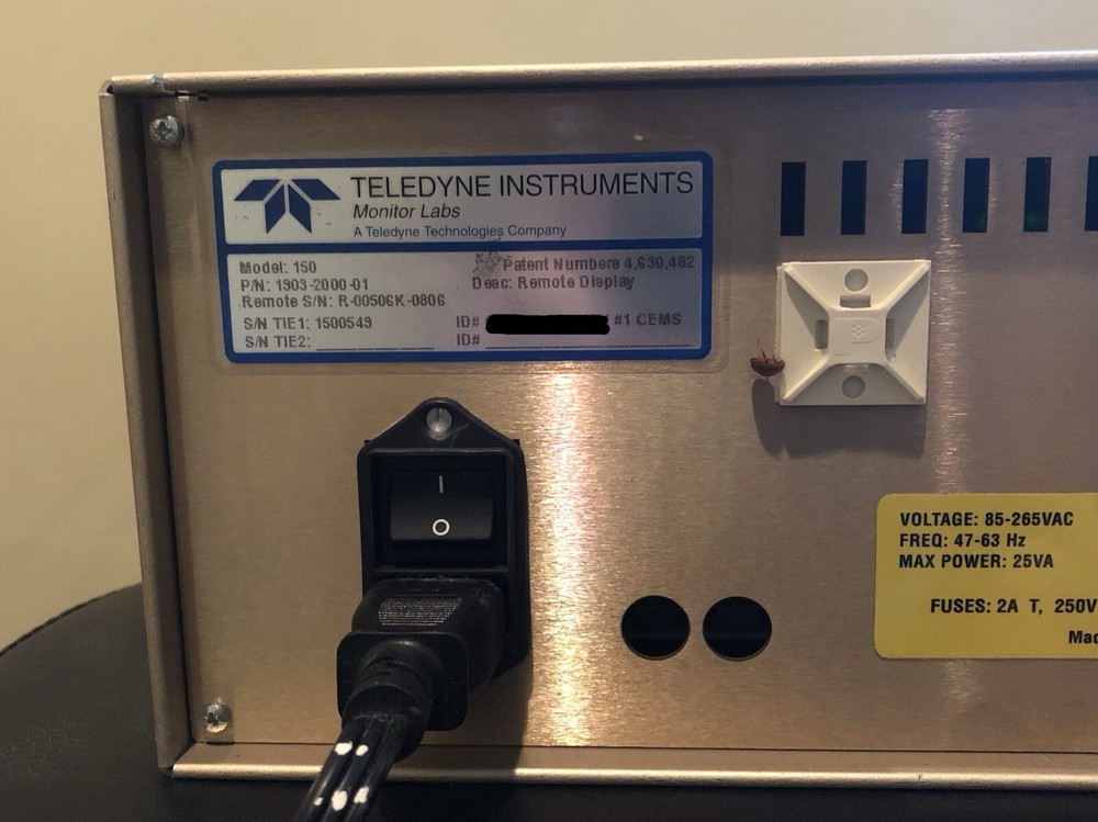 USED Teledyne Instruments Model 150 Enhanced Remote Display Panel 1903-2000-01