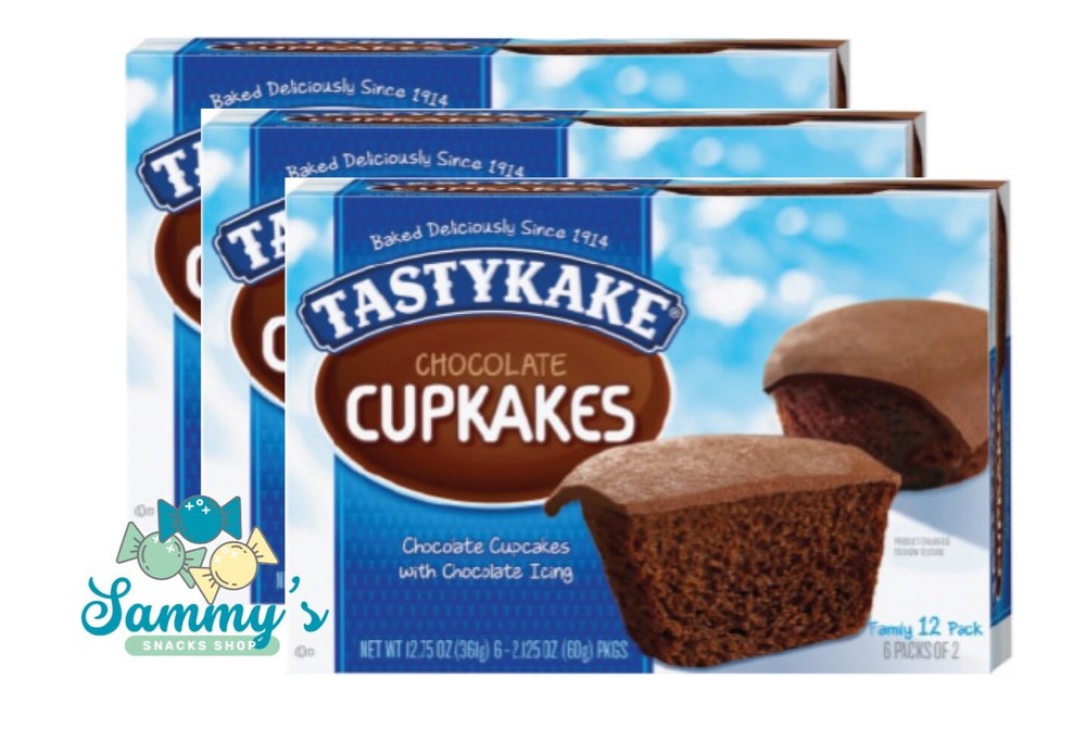 Tastykake Chocolate Cupcakes 3 Boxes