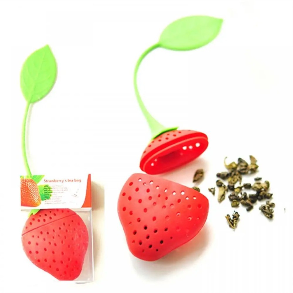 Loose Tea Leaf Strainer Silicone Tea Infuser Teapot Tool Teabag Kettle 5272