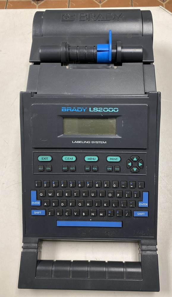 Brady LS2000 Labeling System Portable Printer, 4 Line Display  Not tested